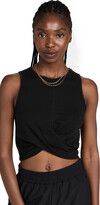 Thumbnail for your product : MWL by Madewell Drapey Slub Limo Crossover Tank
