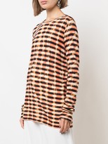 Thumbnail for your product : Proenza Schouler striped tie-dye T-shirt