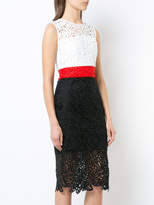 Thumbnail for your product : Milly embroidered colour block dress