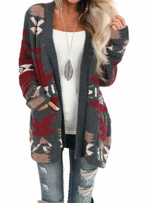 womens aztec cardigan sweater