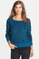 Thumbnail for your product : Jessica Simpson 'Feather' Animal Print Sweater