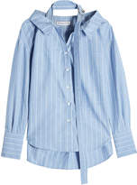 Thumbnail for your product : Rejina Pyo Striped Shirt with Cotton