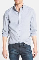 Thumbnail for your product : Nordstrom Trim Fit Stripe Sport Shirt