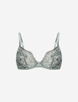 Thumbnail for your product : Myla Rosemoor Street metallic lurex-lace bra