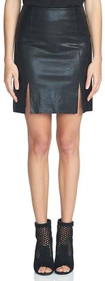 1 STATE Faux Leather Skirt