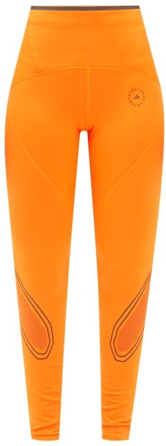 adidas by Stella McCartney Truepace High-rise Jersey Leggings - Orange -  ShopStyle Activewear
