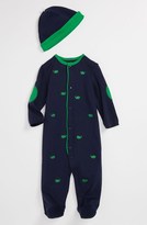 Thumbnail for your product : Little Me 'Whales' Footie & Hat (Infant)