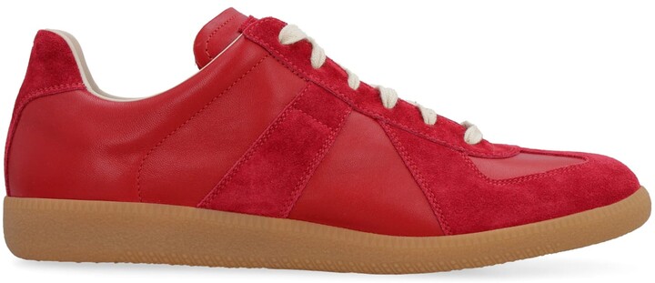 Maison Margiela Red Men's Sneakers & Athletic Shoes Shop the world's largest collection of ShopStyle