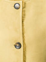 Thumbnail for your product : Desa 1972 furry interior button up coat