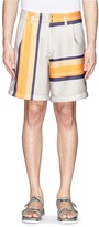 Thumbnail for your product : Kolor Contrast stripe neoprene shorts