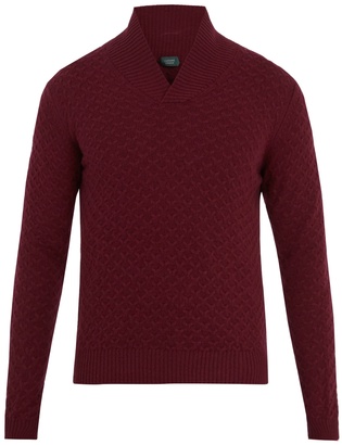 Zanone Shawl-neck wool sweater