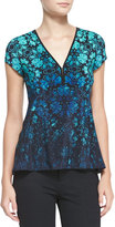 Thumbnail for your product : Nanette Lepore Motive Floral-Print Silk Top