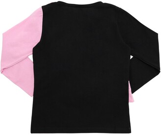 VIVETTA Embroidered L/s Cotton Jersey T-shirt
