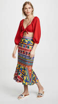 Thumbnail for your product : Stella Jean Patterned Midi Skirt