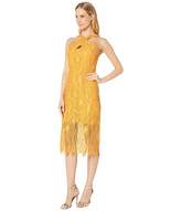 Thumbnail for your product : BCBGMAXAZRIA Midi Lace Cocktail Dress (Golden Glow) Women's Dress