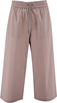Drawstring Cropped Trousers 