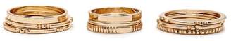 Forever 21 Textured Stackable Ring Set