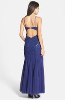 Thumbnail for your product : Sean Collection Beaded Mesh Gown