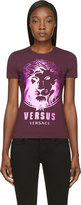 Thumbnail for your product : Versus Purple Metallic Logo T-Shirt