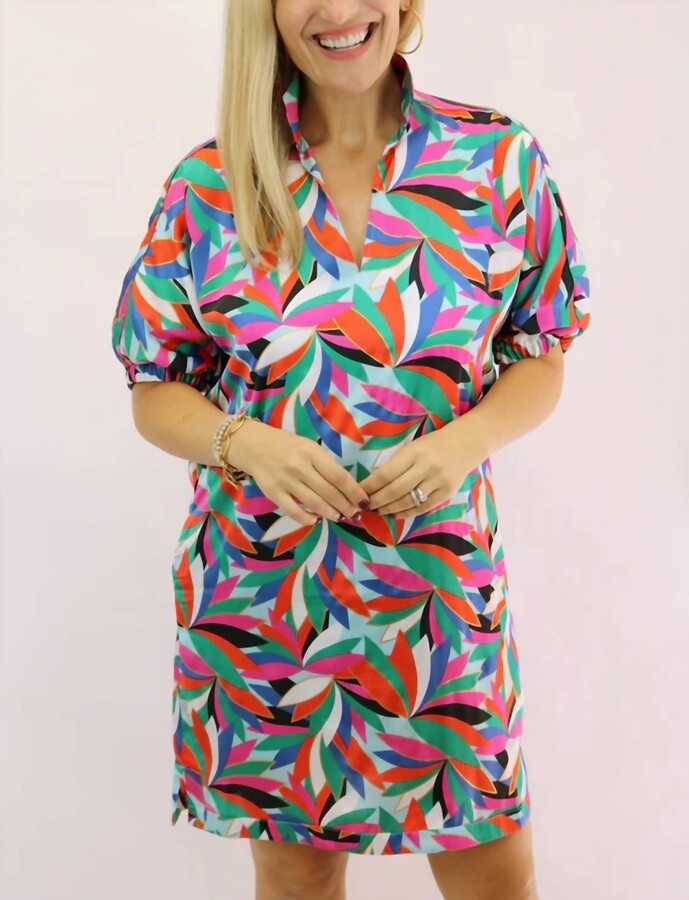 Emily McCarthy Poppy Dress In Poinsettia Party