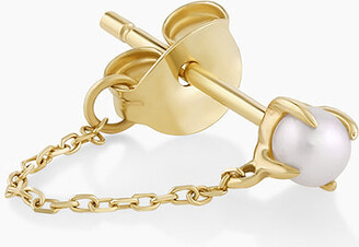 Gorjana Pearl Newport Chain Huggie Earring
