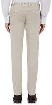 Thumbnail for your product : Isaia Men's Twill Flat-Front Trousers - Gray
