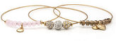 Thumbnail for your product : LONNA & LILLY Mixed Charm and Bead Bangle Bracelet Set