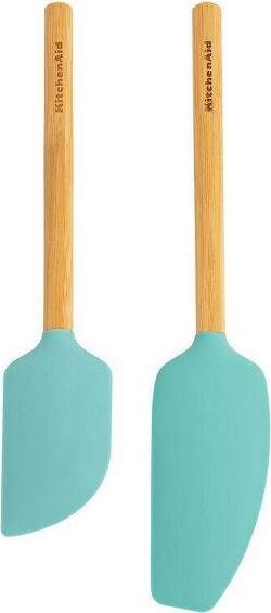 Kitchenaid 2pc Nylon/abs Spoon And Turner Set Aqua Blue : Target