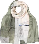 Thumbnail for your product : Oliver Bonas Arty Structure Silk Scarf