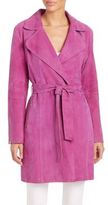 Thumbnail for your product : Dawn Levy Gisele Suede Trench Coat