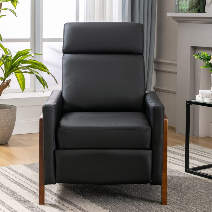 ShiningLove Living Room Chairs Recliner Chair with High-Density Foam ...