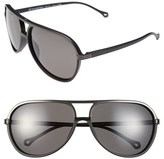 Thumbnail for your product : Ermenegildo Zegna Aviator 63mm Sunglasses