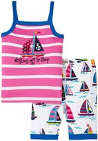 Thumbnail for your product : Hatley Sailboats Tank PJ Set (Toddler/Kid) - Pink - 2T