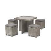 Thumbnail for your product : Kettler Palma Rattan Dining Set with Glass Top Table