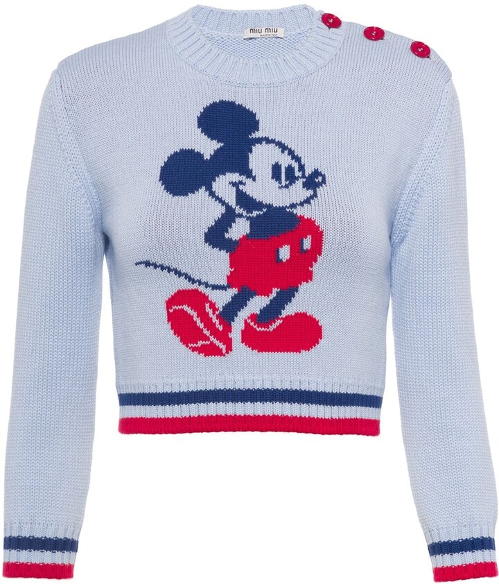 Miu Miu x Disney Mickey Mouse jumper - ShopStyle Sweaters