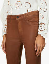 Thumbnail for your product : Paige Hoxton Ankle mid-rise stretch-denim jeans