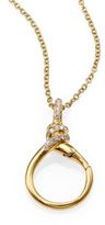 Thumbnail for your product : Ippolita Pavé Diamond & 18K Yellow Gold Twisted Wire Charm Catcher