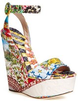 Thumbnail for your product : Dolce & Gabbana Printed Wedge Sandal (Women)