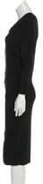 Thumbnail for your product : Calvin Klein Collection Long Sleeve Midi Dress Black Long Sleeve Midi Dress