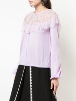Thumbnail for your product : Giambattista Valli Floral Lace Detail Knitted Top