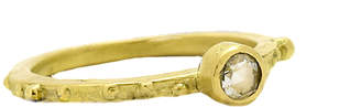 Lori Kaplan Jewelry 18k Gold & Diamond Stacking Ring