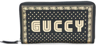 Gucci Guccy zip around wallet