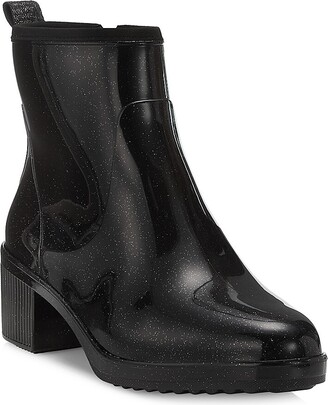Kate Spade Puddle Glitter Ankle Rain Boots