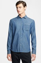 Thumbnail for your product : Marc by Marc Jacobs Trim Fit Selvedge Chambray Shirt