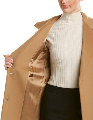 Cinzia Rocca Wool & Cashmere-Blend Wrap Coat