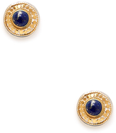Thumbnail for your product : Lapis Round Stud Earrings