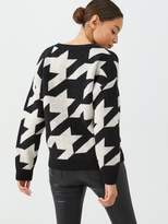 Thumbnail for your product : Very Large Dogtooth Printed Jumper - Print