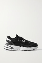 Thumbnail for your product : adidas Astir Shell-trimmed Mesh Sneakers - Black