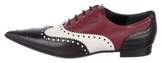 Thumbnail for your product : Gucci Brogue Pointed-Toe Oxfords multicolor Brogue Pointed-Toe Oxfords