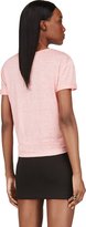 Thumbnail for your product : Alexander Wang T by Pink Watermelon Linen & Silk T-Shirt
